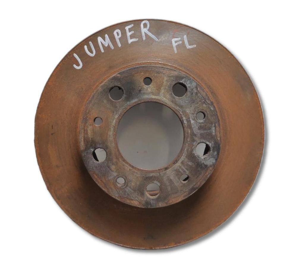 диск тормозной передний Citroen Jumper 2 поколение L4H2 2010, 2.2 л., 4HU (P22DTE), дизель, МКПП, синий, фургон, передний привод - фото №1