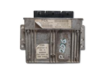 блок управления двигателем Peugeot 206 1 поколение [рестайлинг] 2A 2003, 1.4 л., KFW, бензин, МКПП, серебристый, передний привод, 9644625680-00