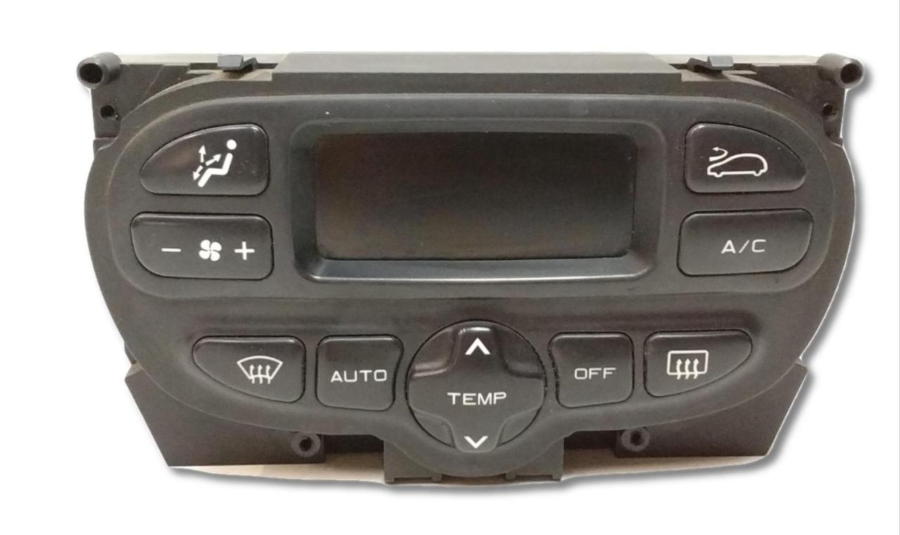 блок управления печки / климат-контроля Peugeot 206 1 поколение 2A/C 2001, 1.6 л., NFU (TU5JP4), бензин, МКПП, голубой, хетчбэк 3 дв., передний привод, 96283050ZR - фото №1