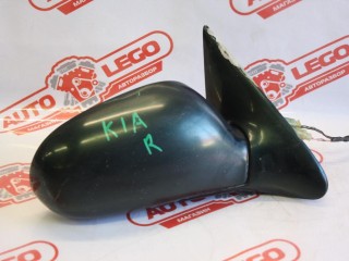 зеркало наружное правое Kia Credos 1 поколение 1998, 1.8 л., T8, бензин, МКПП, темно-зеленый, седан, передний привод, 0K9B5691201P