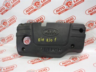 Накладка декоративная клапанной крышки Kia Rio 1 поколение 2002, 1.5 л., A5D, бензин, МКПП, фиолетовый, универсал, передний привод