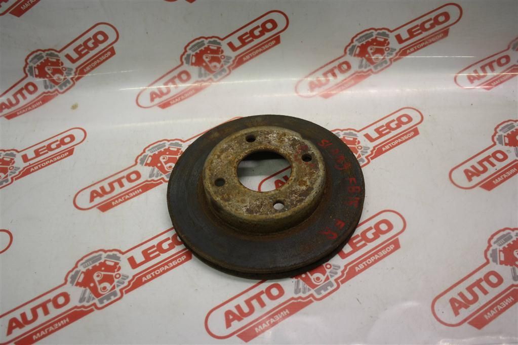 диск тормозной передний Nissan Sunny B15 2001, 1.5 л., QG15DE, бензин, АКПП, серый, седан, передний привод, правый руль, 402060M601 - фото №1