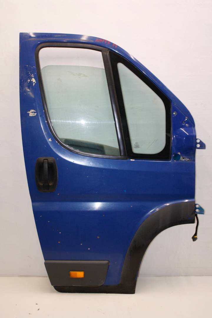 дверь передняя правая Citroen Jumper 2 поколение L4H2 2010, 2.2 л., 4HU (P22DTE), дизель, МКПП, синий, фургон, передний привод - фото №1