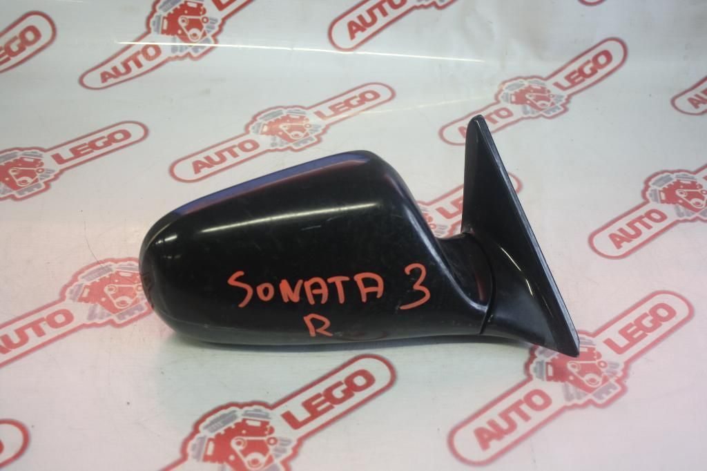 зеркало наружное правое Hyundai Sonata Y3 1993, G4CP, бензин, МКПП, зеленый, седан, передний привод, 87606-35110 - фото №1