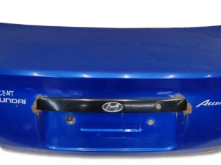 крышка багажника (дверь 3-5) Hyundai Accent 2 поколение (LC) LC 2001, 1.5 л., бензин, МКПП, синий, седан