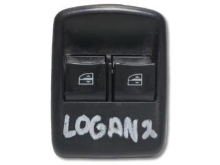 блок управления стеклоподъемниками Renault Logan 2 поколение [рестайлинг] L8 2019, 1.6 л., K7M 812, бензин, МКПП, белый, седан, передний привод, 809616873R