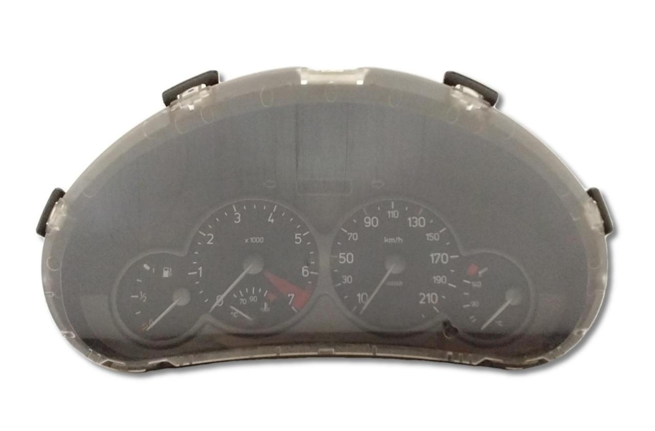 щиток приборов (приборная панель) Peugeot 206 1 поколение 2A/C 2001, 1.6 л., NFU (TU5JP4), бензин, МКПП, голубой, хетчбэк 3 дв., передний привод, 2K10P7D0 - фото №1