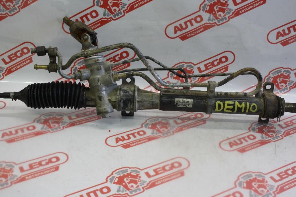 рулевая рейка Mazda Demio DW DW3W 1997, 1.3 л., B3, бензин, АКПП, серый, хетчбэк 5 дв., передний привод, правый руль, D21032110A - фото №1