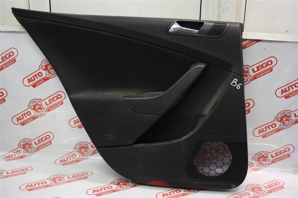 обшивка двери задняя левая Volkswagen Passat B6 3BADR 2006, 1.6 л., BLF, бензин, МКПП, седан, передний привод, 3C5867211 - фото №1