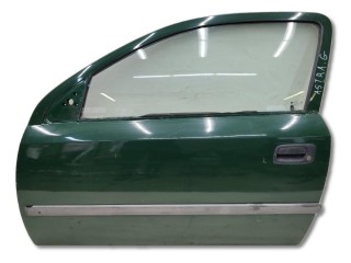 дверь задняя левая Opel Astra G 1999, 1.2 л., Z 12 XE, бензин, МКПП, зеле, хетчбэк 3 дв., передний привод