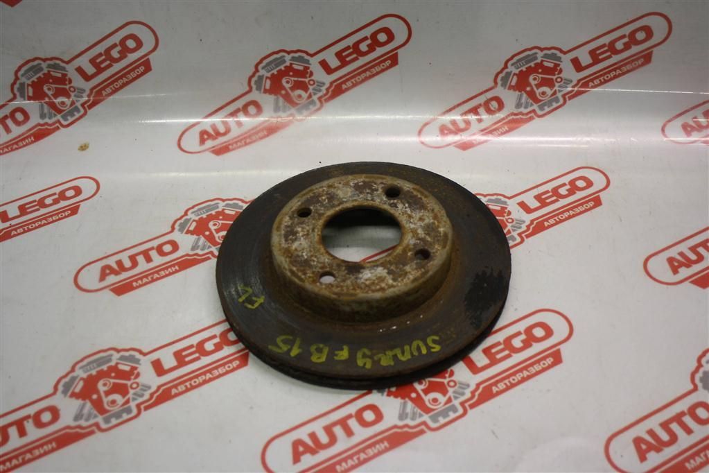 диск тормозной передний Nissan Sunny B15 2001, 1.5 л., QG15DE, бензин, АКПП, серый, седан, передний привод, правый руль, 402060M601 - фото №1