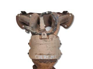 коллектор выпускной Chery M11 (A3) 1 поколение M11 2013, 1.6 л., SQRE4G16, бензин, вариатор, седан, E4G16-1008142