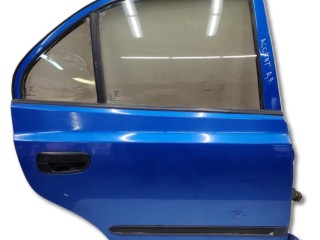 дверь задняя правая Hyundai Accent 2 поколение (LC) LC 2001, 1.5 л., бензин, МКПП, синий, седан