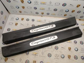 накладка на порог внутренняя Porsche Cayman GTS 982 2022, 4.0 л., бензин, 981504468231E0, 981504467231E0