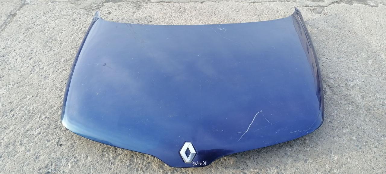 капот Renault Laguna 1 поколение 1997, 2.2 л., DT, G8T 792, дизель, 5МКПП, бирюзовый, универсал, передний привод - фото №1