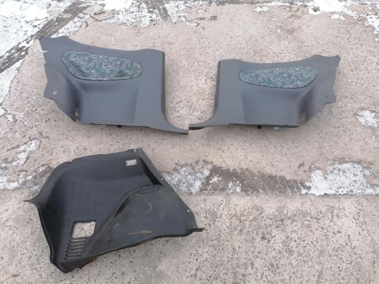 обшивка багажника Daewoo Lanos T100 1998, 1.3 л., MPI, A13SMS, бензин, 5МКПП, зелёный, хетчбэк 3 дв., передний привод, 96226182, 96255248, 96303049 - фото №1