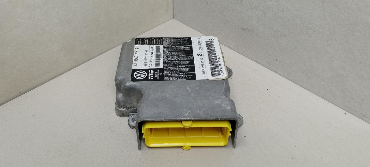 блок AirBag Volkswagen Passat B6 2008, 2.0 л., TDi, CBAB, дизель, 6МКПП, серебристый, универсал, 5N0959655A - фото №1