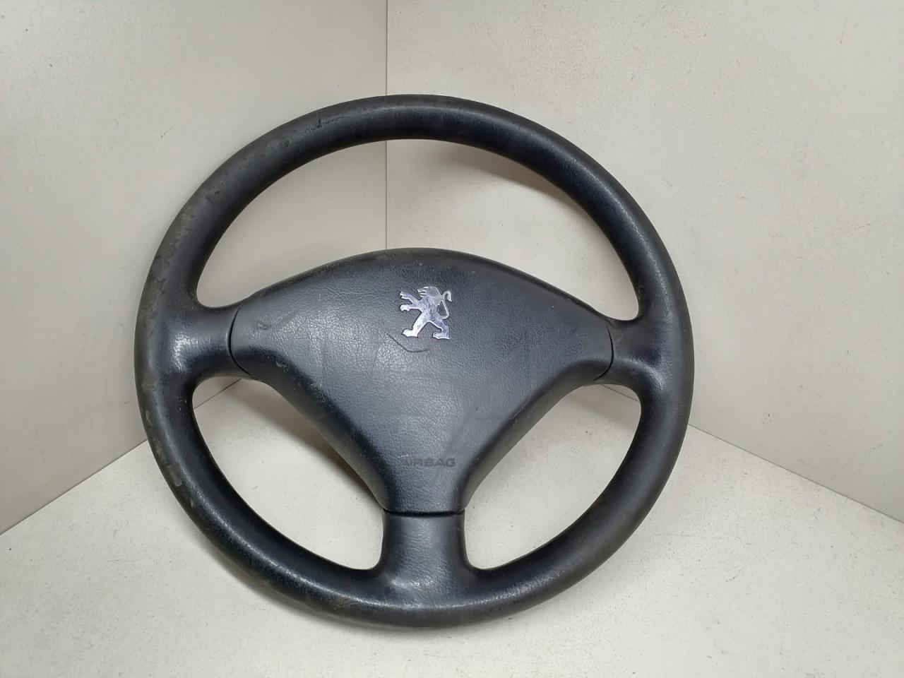 подушка безопасности водителя Peugeot 206 1 поколение 2002, 1.4 л., i, бензин, 5МКПП, зелёный - фото №1