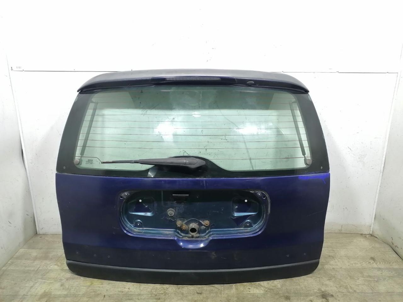 крышка багажника (дверь 3-5) Renault Laguna 1 поколение 1997, 2.2 л., DT, G8T 792, дизель, 5МКПП, синий, универсал, передний привод - фото №1