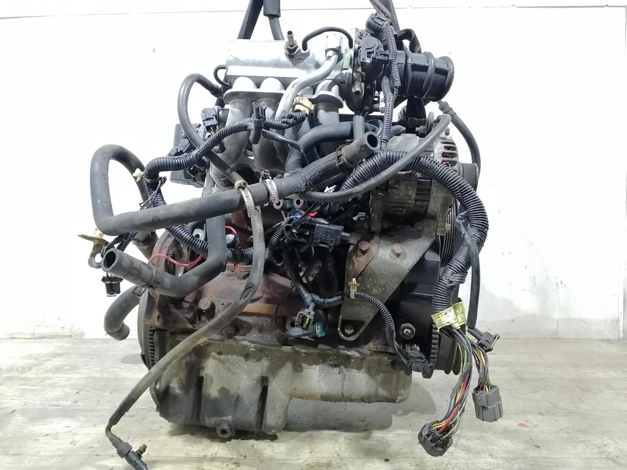 двигатель Daewoo Lanos T100 1998, 1.3 л., MPI, A13SMS, бензин, 5МКПП, зелёный, хетчбэк 3 дв., передний привод, A13SMS - фото №1