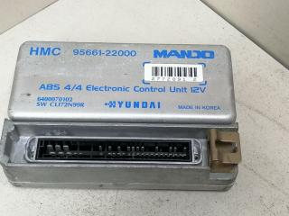 Блок управления ABS/ESP Hyundai Accent 1 поколение (X3) [рестайлинг] 1997, 1.3 л., i, бензин, 5МКПП, синий, хетчбэк 3 дв., передний привод, 95661-22000, 6400070102