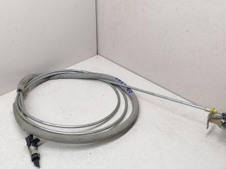 трос открывания лючка топливного бака Hyundai Accent 1 поколение (X3) [рестайлинг] 1997, 1.3 л., i, бензин, 5МКПП, синий, хетчбэк 3 дв., передний привод, 8157522000, 8159022001