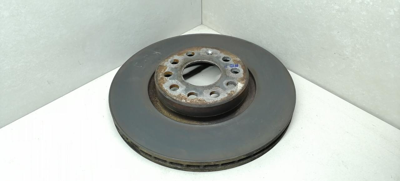диск тормозной передний Volkswagen Passat B6 2008, 2.0 л., TDi, CBAB, дизель, 6МКПП, серебристый, универсал, 5Q0615301F, JZW615301H - фото №1