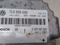 блок AirBag Volkswagen Touareg 1 поколение [рестайлинг] 2008, 3.6 л., BHK, бензин, АКПП, чёрный, внедорожник 5 дв., полный подключаемый привод, BOSCH, 7L0959655, 0285001991 - фото №3