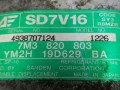 компрессор кондиционера Volkswagen Sharan 1 поколение 2000, 1.9 л., TDi, дизель, SD7V16, 4938707124, 7M3820803, YM2H19D629BA - фото №6