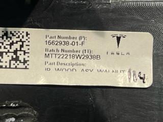 накладка на торпедо (консоль) Tesla Model X 1 поколение [рестайлинг] 2023, электро, 1562938-01-F