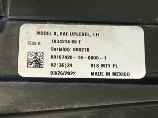 фара левая Tesla Model X 1 поколение [рестайлинг] 2022, электро, 1034314-00-F