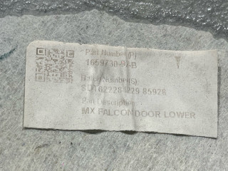 обшивка двери задняя правая Tesla Model X 1 поколение [рестайлинг] 2023, электро, 1659730-92-B