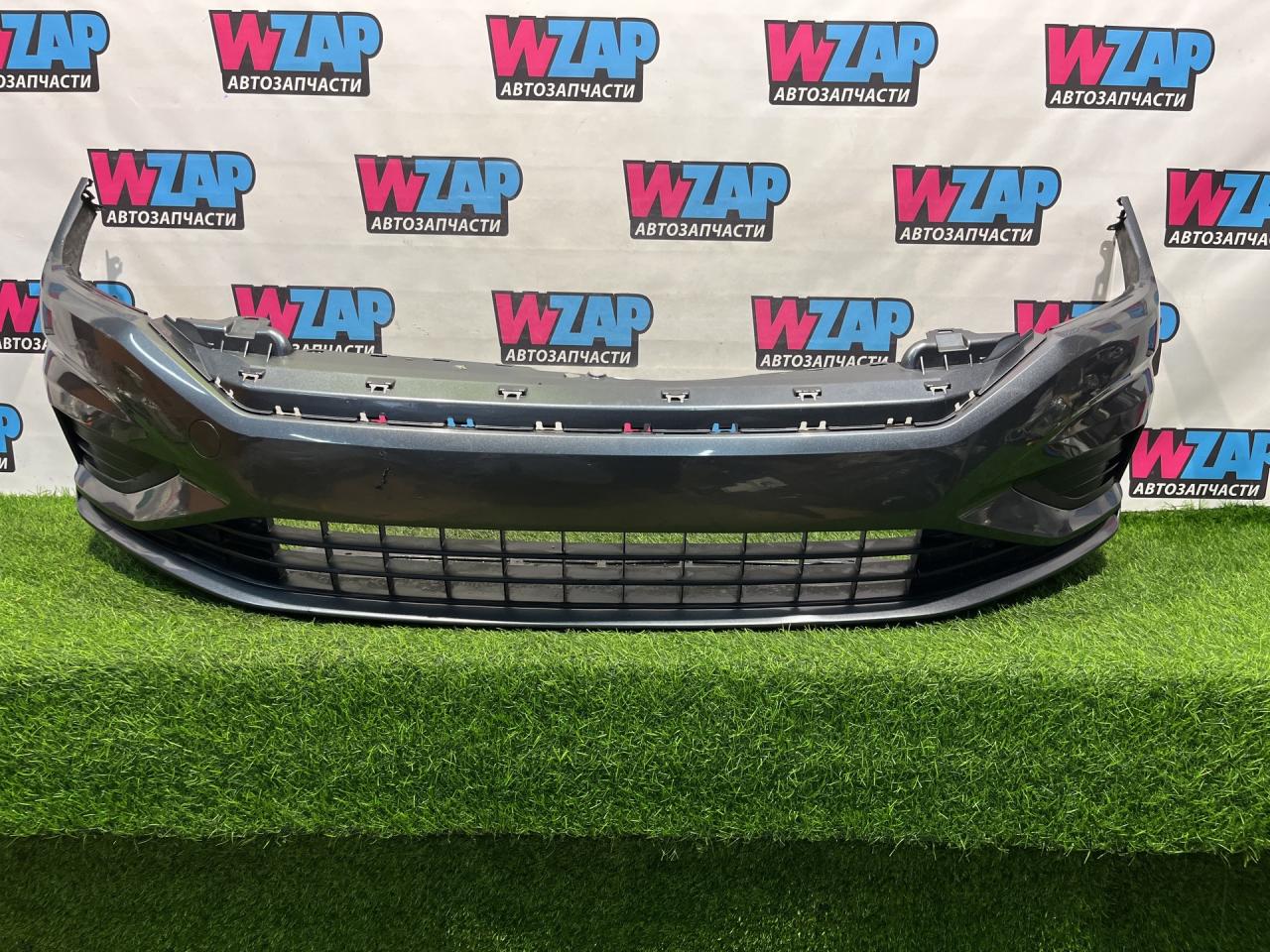 бампер передний Volkswagen Jetta 7 поколение 2019, 1.4 л., бензин, АКПП, серый, седан, передний привод - фото №1