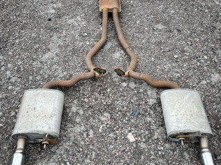 глушитель Ford Mustang 6 поколение S550 [рестайлинг] 2020, 2.3 л., бензин, АКПП, купе