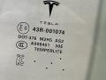 стекло двери задней левой Tesla Model S 1 поколение [рестайлинг] 2018, электро, седан, 43R001074 - фото №4
