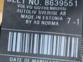 ремень безопасности Volvo V50 1 поколение [рестайлинг] 2010, 1.6 л., D 4164 T, дизель, МКПП, универсал, передний привод, 8639551 - фото №3