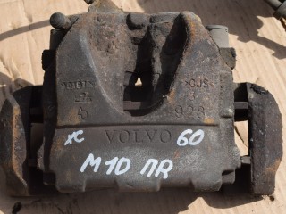 суппорт передний левый Volvo XC60 1 поколение 2010, 2.4 л., D5, D 5244 T14, дизель, МКПП, белый, передний привод