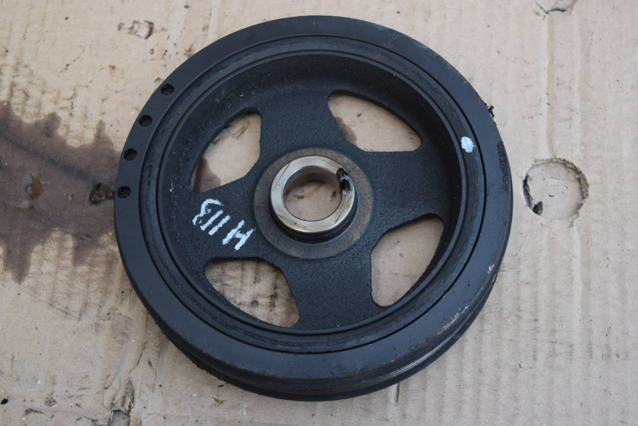 шкив коленвала Toyota Yaris XP9 2008, D-4D, робот, передний привод, 134070N010, 1340733030 - фото №1