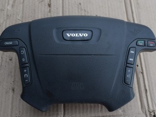 подушка безопасности водителя Volvo S80 1 поколение 1999, 2.4 л., i, бензин, МКПП, 9199922, 9199921, 9199915