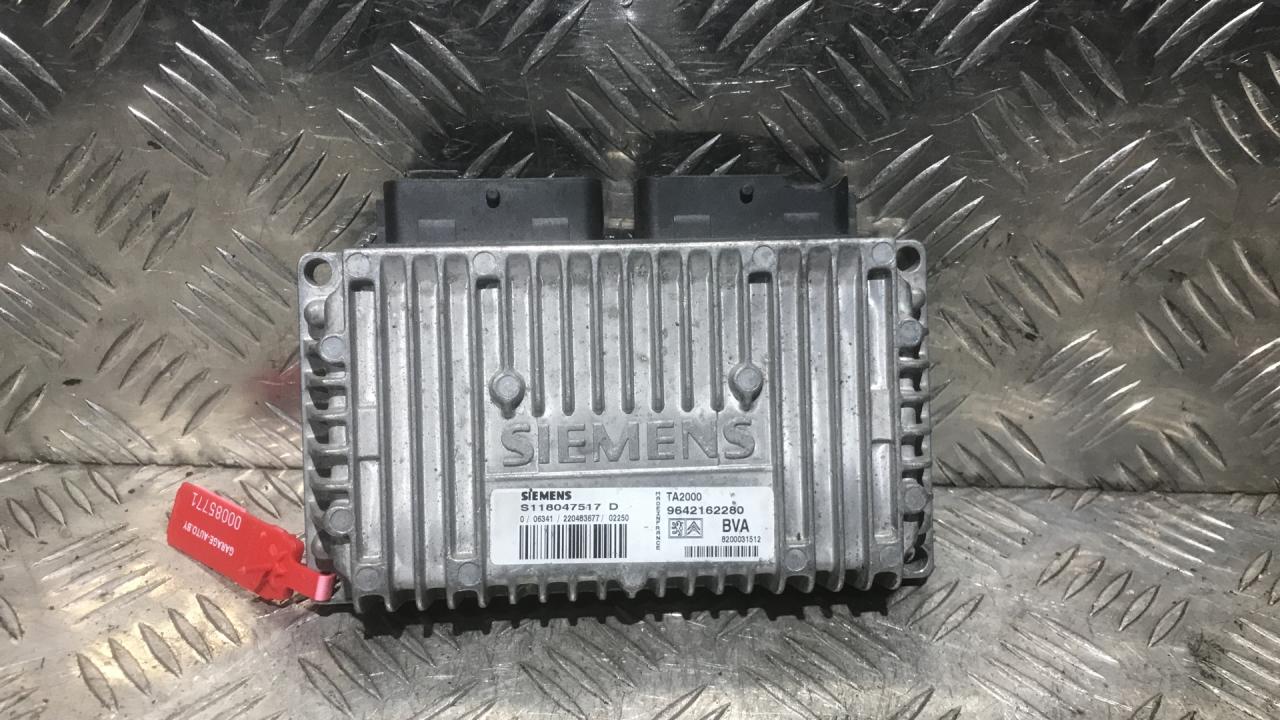 блок управления АКПП Peugeot 206 1 поколение 2003, 1.6 л., бензин, АКПП, универсал, S118047517D, 9642162280 - фото №1