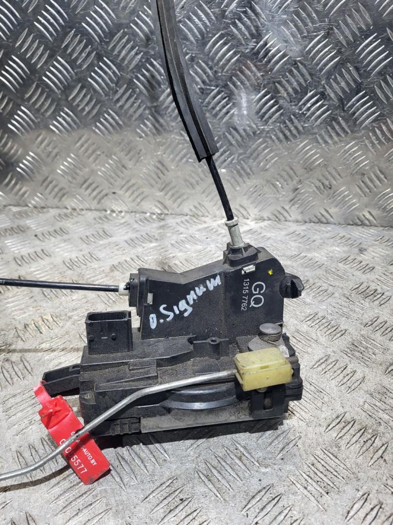 замок двери передней правой Opel Signum C 2003, 3.0 л., дизель, 6МКПП, серый, хетчбэк 5 дв., 13157762GQ - фото №1