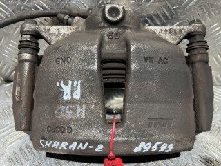 суппорт передний правый Volkswagen Sharan 2 поколение [рестайлинг] 2018, 1.4 л., CZDA, бензин, АКПП, минивэн, 7N0106N, 7N0615124B