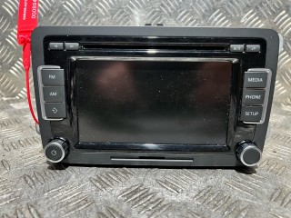 магнитола Volkswagen Sharan 2 поколение 2015, 2.0 л., CCZA, бензин, АКПП, минивэн, 5K0035190A