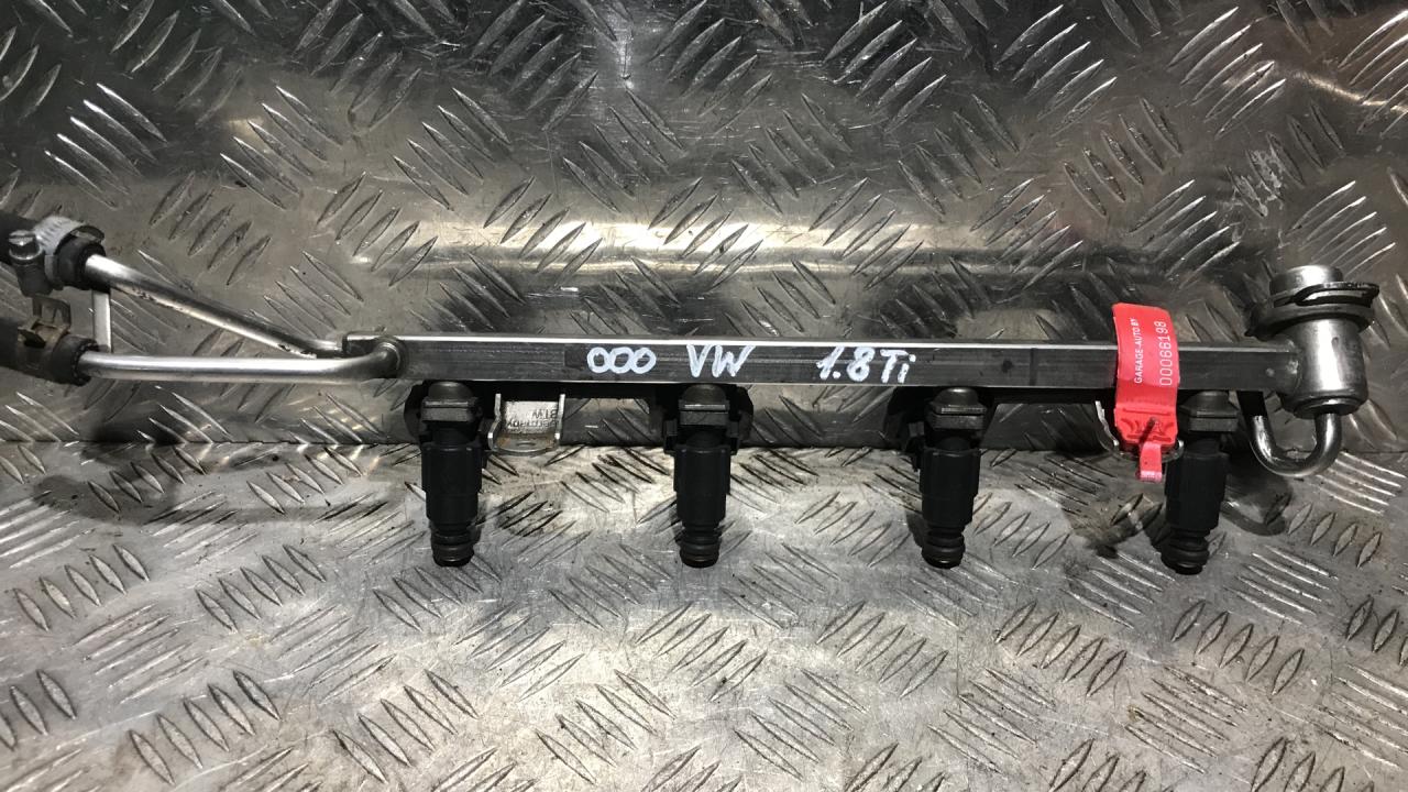 форсунка Volkswagen Golf 4 поколение 162 2004, 1.8 л., Ti, AUM, бензин, 5МКПП, хетчбэк 3 дв., 0280156061, 06A906031BA - фото №1