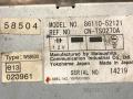 дисплей Toyota Yaris Verso 1 поколение XP20 2003, 1.4 л., дизель, МКПП, 86110-52121, CN-TS0270A - фото №4