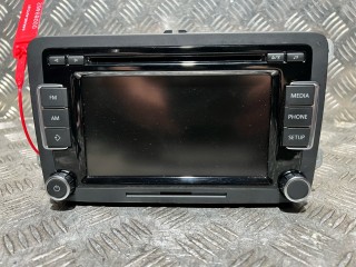 магнитола Volkswagen Passat B7 2011, 2.0 л., CCZB, бензин, АКПП, универсал, 5K0035190A