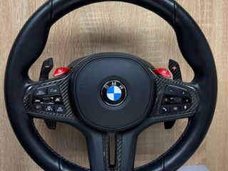 руль BMW M4 G82/G83 G82 2022, 3.0 л., S58B30A, бензин, АКПП, c4p (brooklyn grey metallic), купе, полный привод, правый руль, 9882679