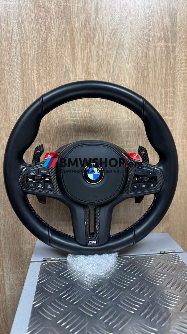 руль BMW M4 G82/G83 G82 2022, 3.0 л., S58B30A, бензин, АКПП, c4p (brooklyn grey metallic), купе, полный привод, правый руль, 9882679 - фото №1