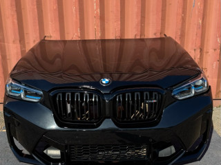передняя часть (ноускат) в сборе BMW X4 M F98 [рестайлинг] 2024, 3.0 л., S58B30A, бензин, АКПП, 475 black-sapphire metallic, полный привод, правый руль, 7930973, 8499153, 7885215, 8082765