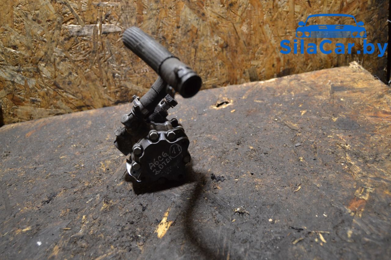 насос гидроусилителя руля Audi A6 4F/C6 (2004 - 2008), 3.0 л., дизель, 4F0145155A - фото №1